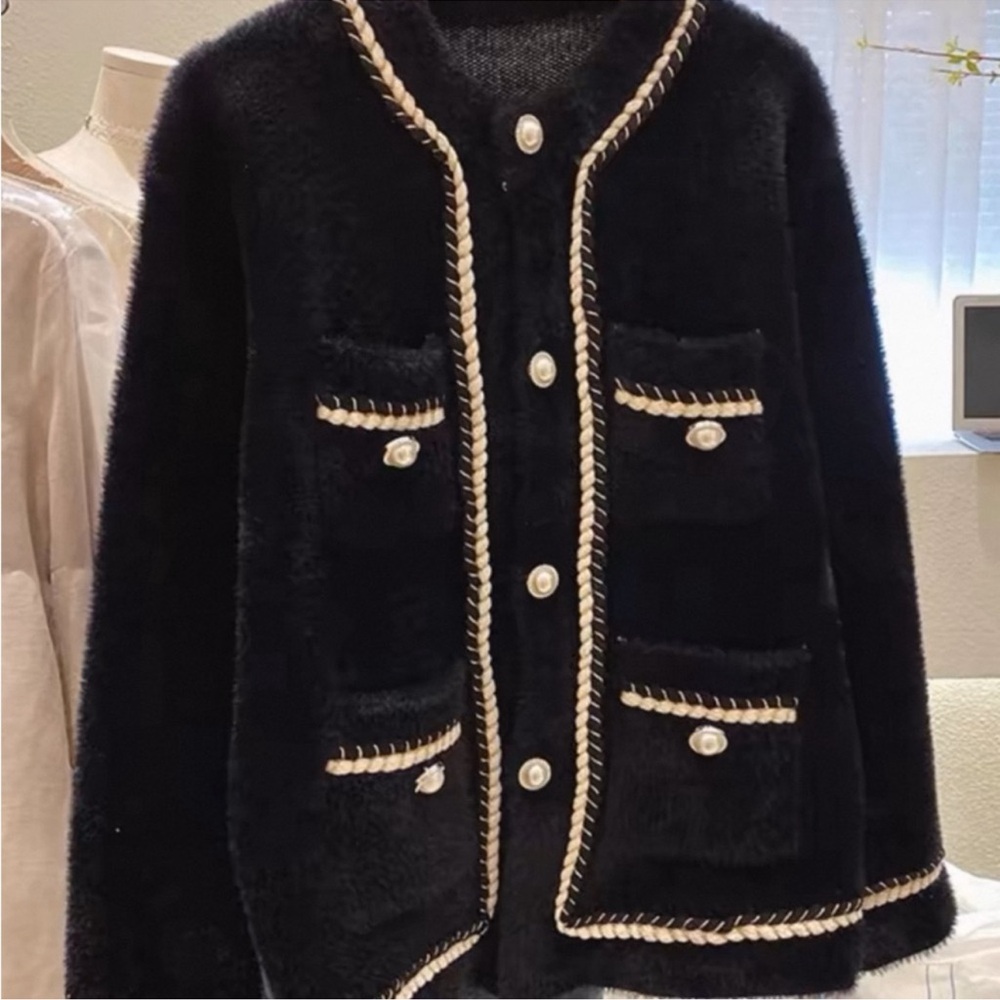 J.ING Black and Gold Blazer